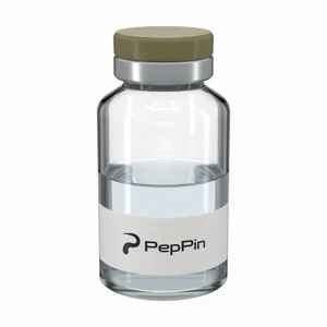 Vial with an olive cap