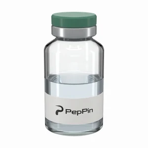 Vial with a green cap